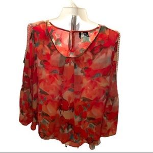 New Directions Multicolor Blouse